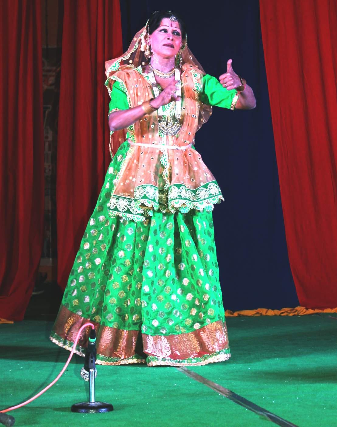 Kathak dance mesmerized by Magh Mela.