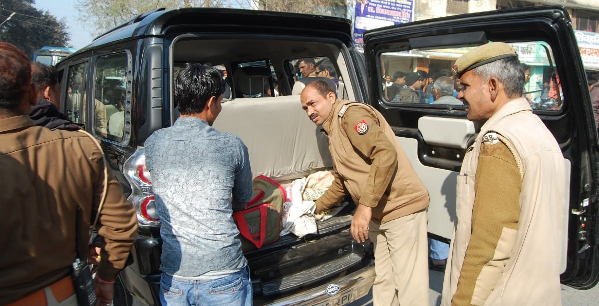 Tmkuhiraj found in the car of BSP election material