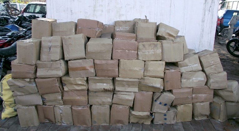 Baoli country liquor recovered huge quantity in the forest