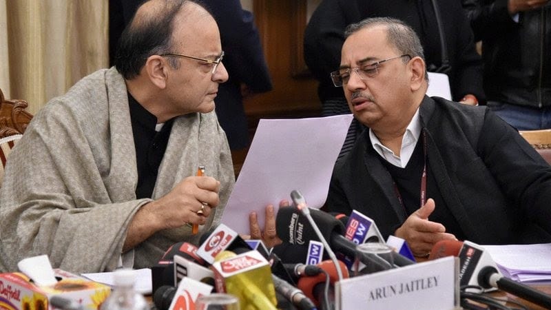 key persons who helped jaitely to finalise his budget speech