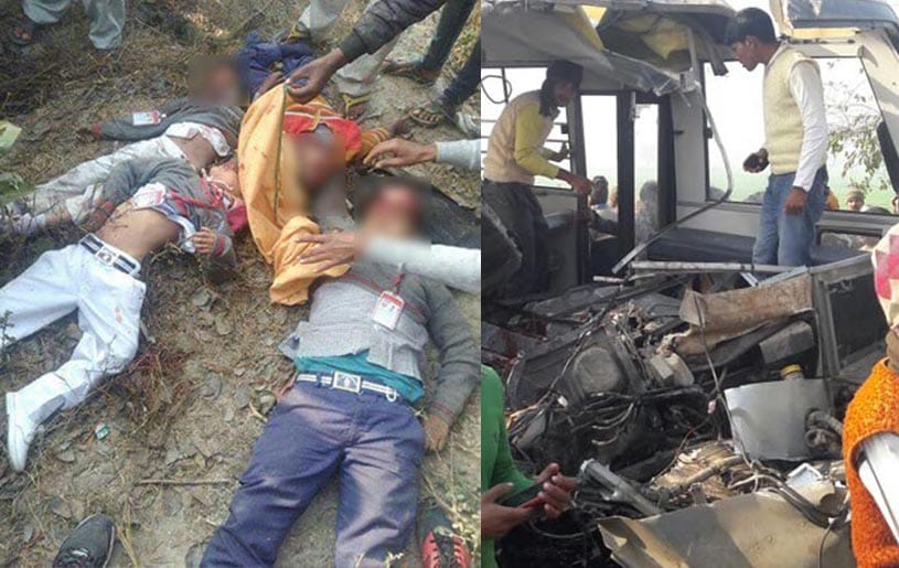 big and horrific accidents which happen with school buses and vans