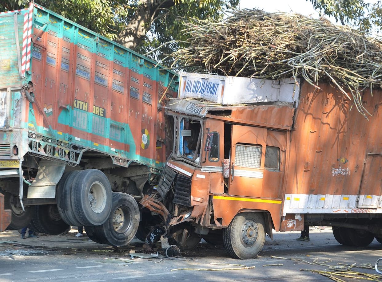 Truck collision killed couple