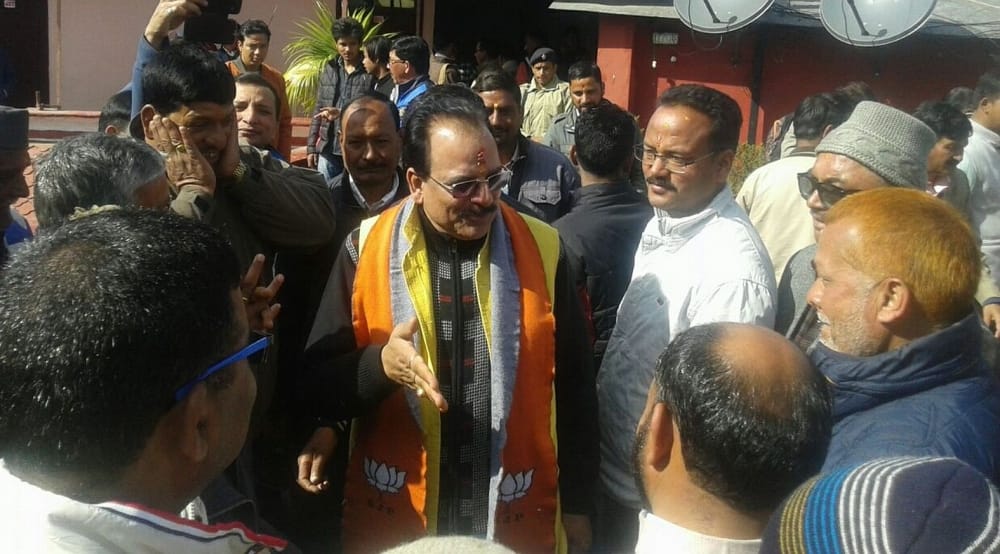 harak singh rawat went chandi devi temple