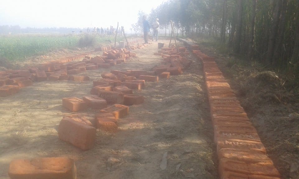 Villagers stopped cc street construction