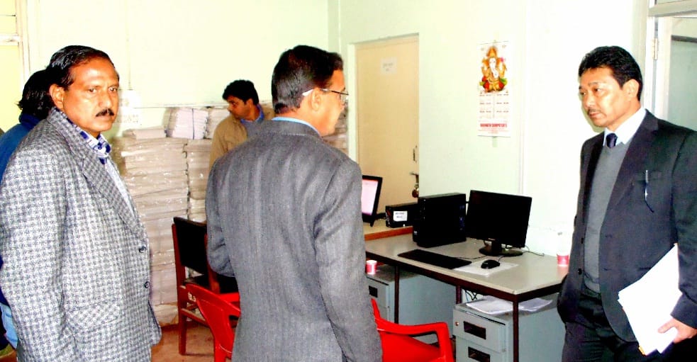 PT Bhutia election expenditure observers inspected the control room
