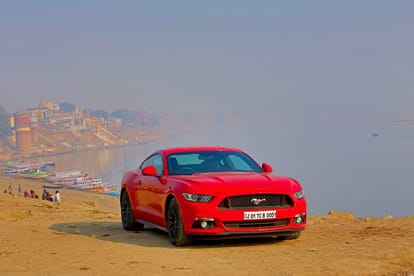 Ford Mustang driven from Gaya to Varanasi