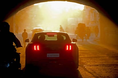 Ford Mustang driven from Gaya to Varanasi