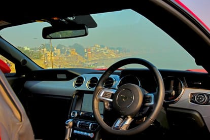 Ford Mustang driven from Gaya to Varanasi