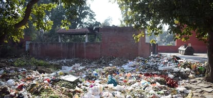 Badnaur becang angry to see the garbage and mess