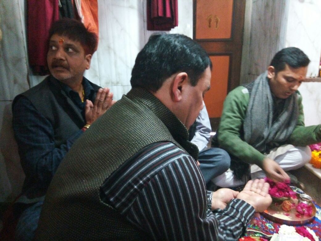 harak singh rawat went chandi devi temple