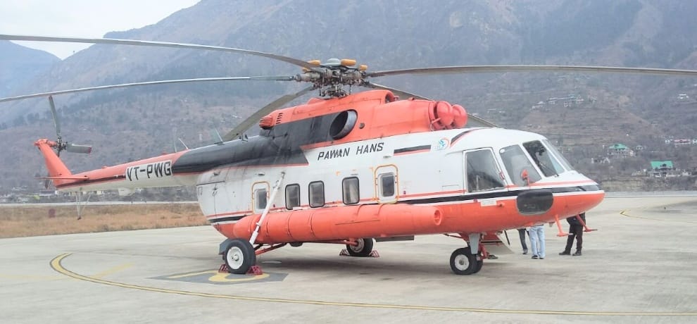 heli taxi service from shimla to chandigarh from 4th june 2018