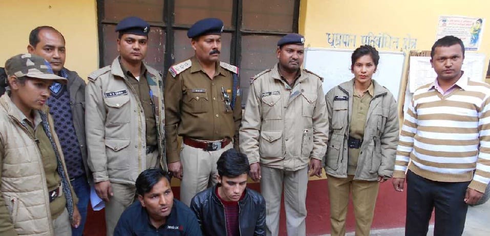 Two of the arrested businessman running fake Ghaziabad