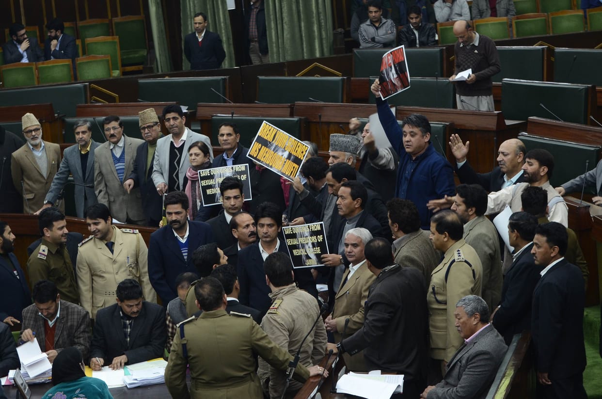 opposition walkout from assembly