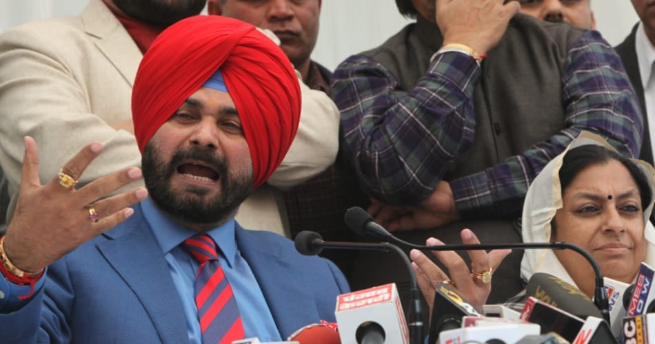 congress leader navjot singh sidhu political career, punjab assembly election 2017