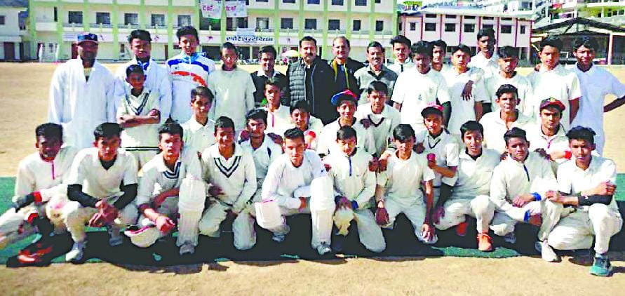 Vin won the district-level cricket tournament