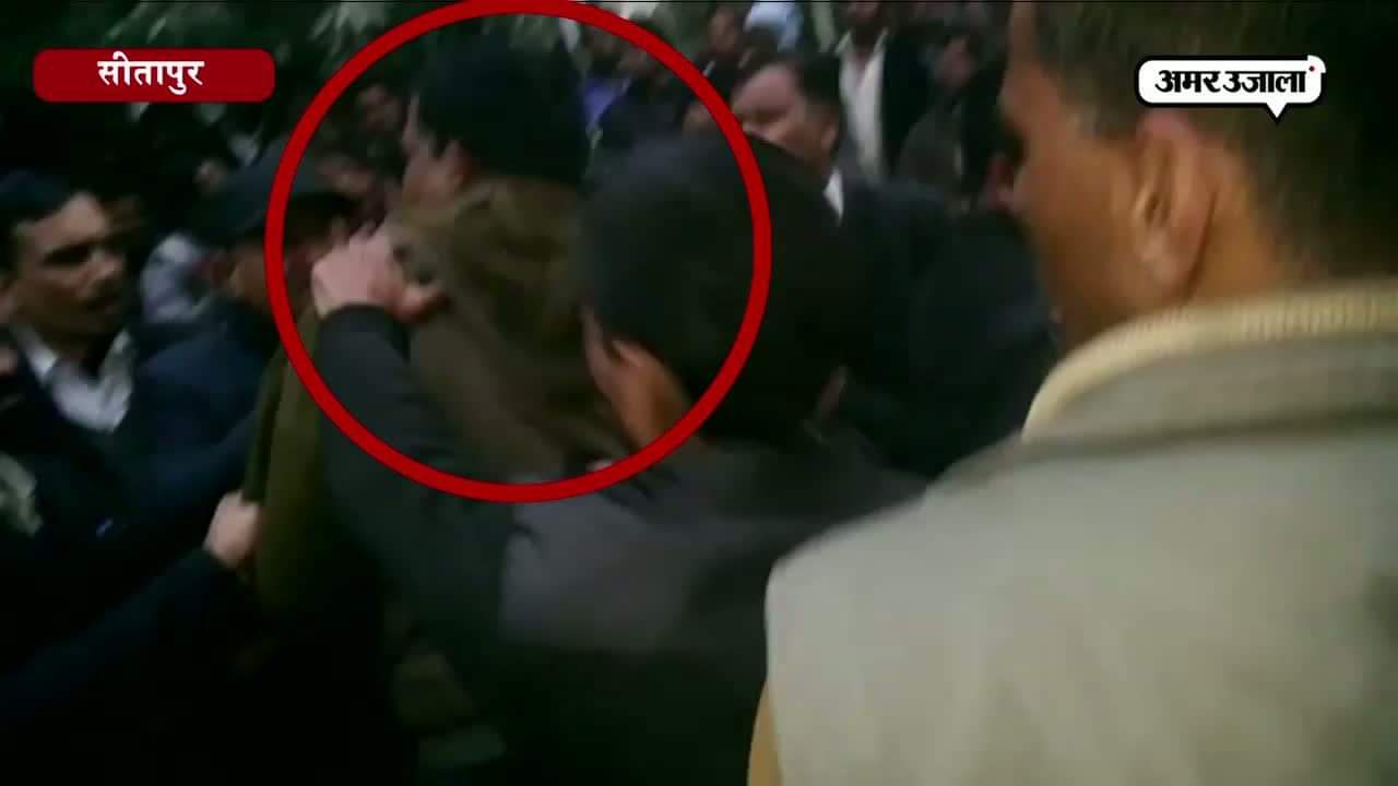 दरोगा की पिटाई