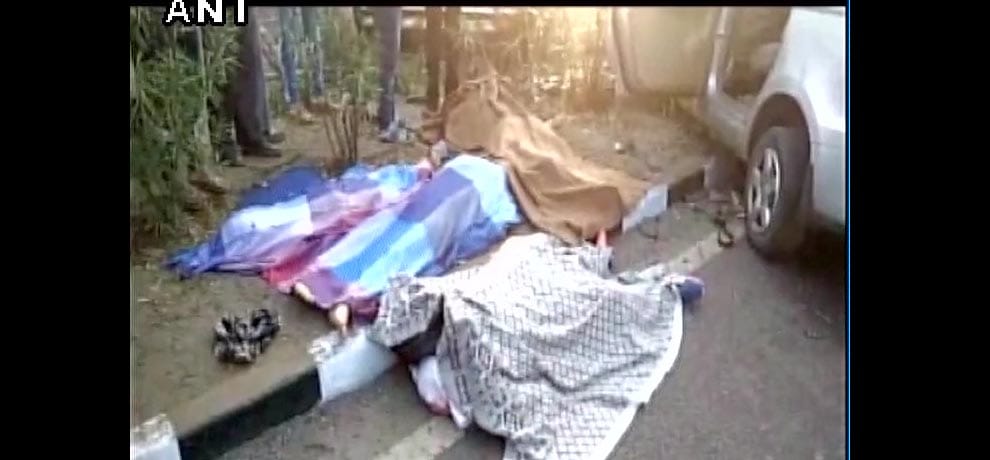 six dead in accident on national highway eight
