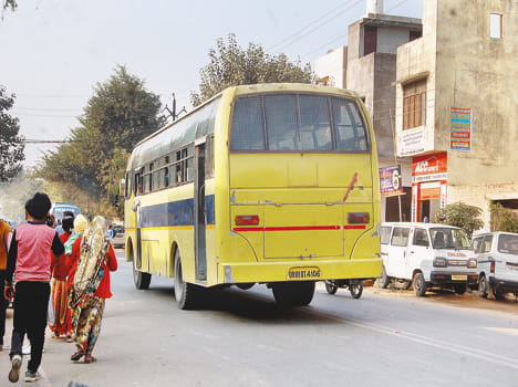 Running campaign against school vehicles