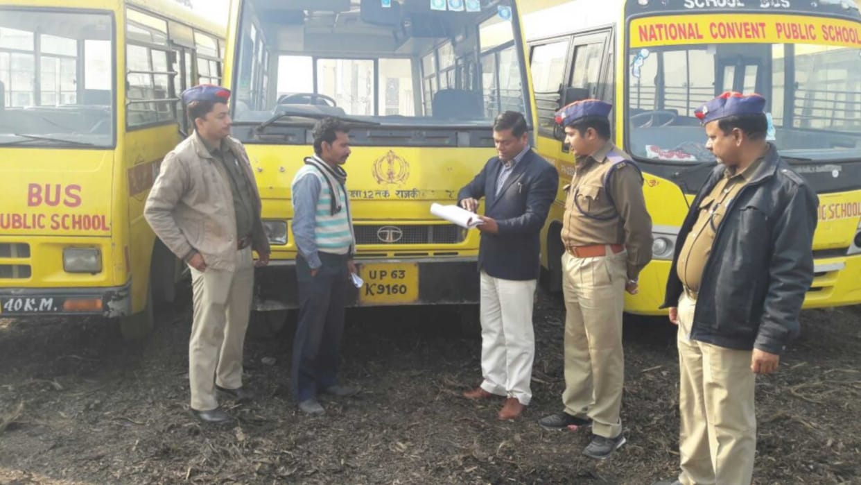 admistration on alert: 91 school motar seized and 161 cut challan