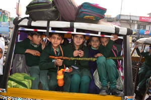  Most school children are at risk for vehicle