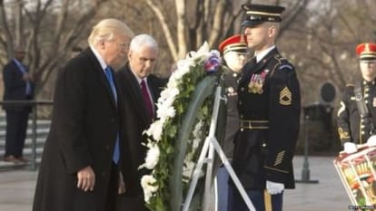 there is the challenge in front of Trump as a president 