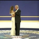 Donald Trump at the White House with his wife something like this dance