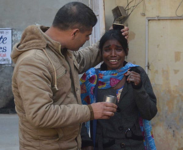 Lady attempt suicide at the front of police station, ambala news 