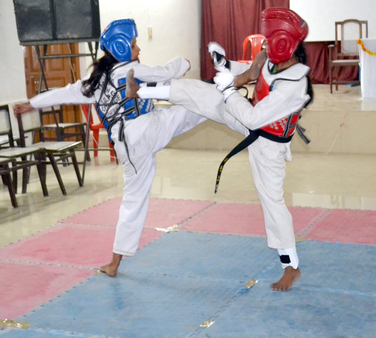 Prachi taekwondo, Shreya, Shivani gold medal