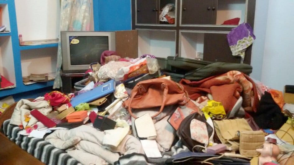 House broken into, theft of millions