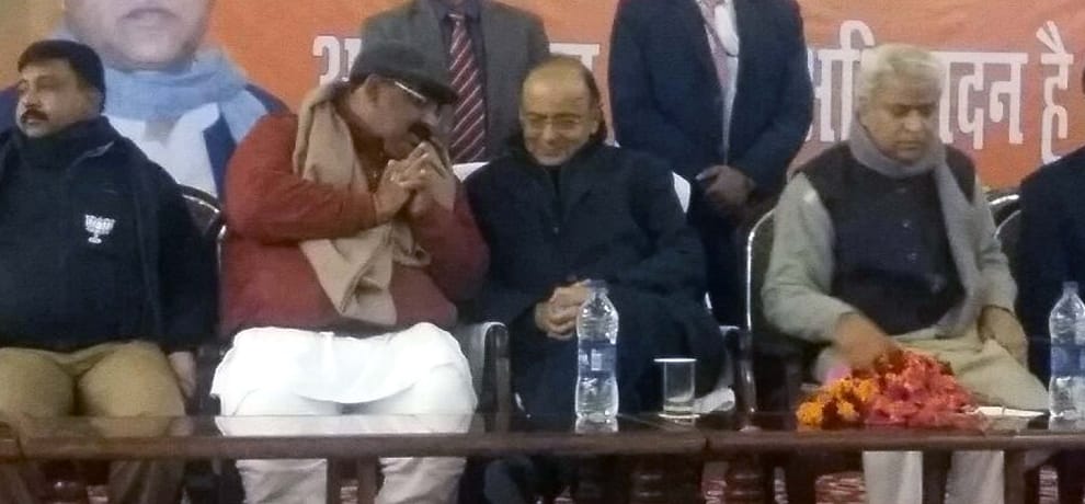 Question on journey of Arun jaitely in punjab before campaign