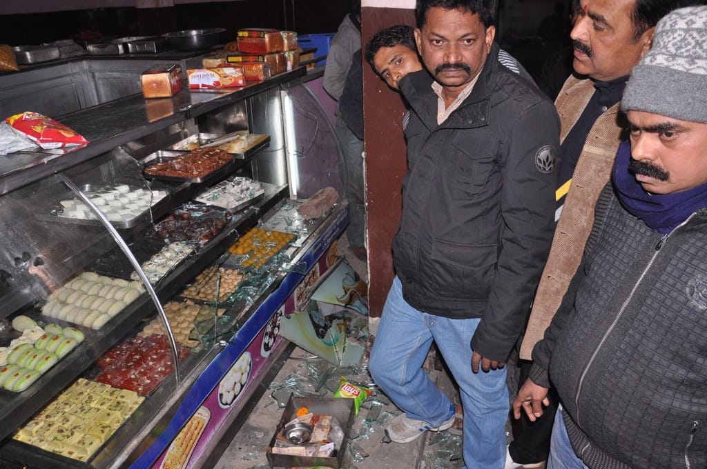ruckus in sweet shop
