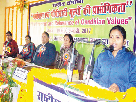 Brainstorm on the relevance of Gandhian values
