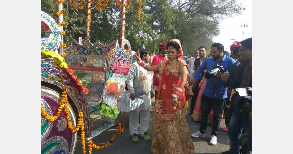 Unique marriage, bride brought Barat, marriage without dowry