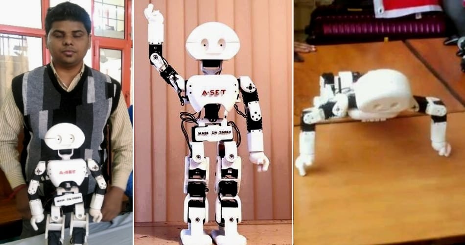 Manav is the India's first 3D printed robot, capable of walking & dancing.