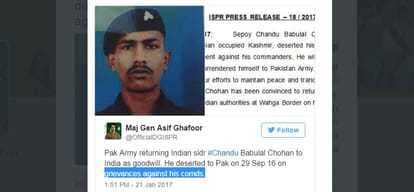 chandu babu lal chavan, indian govt and indian army problem hiked