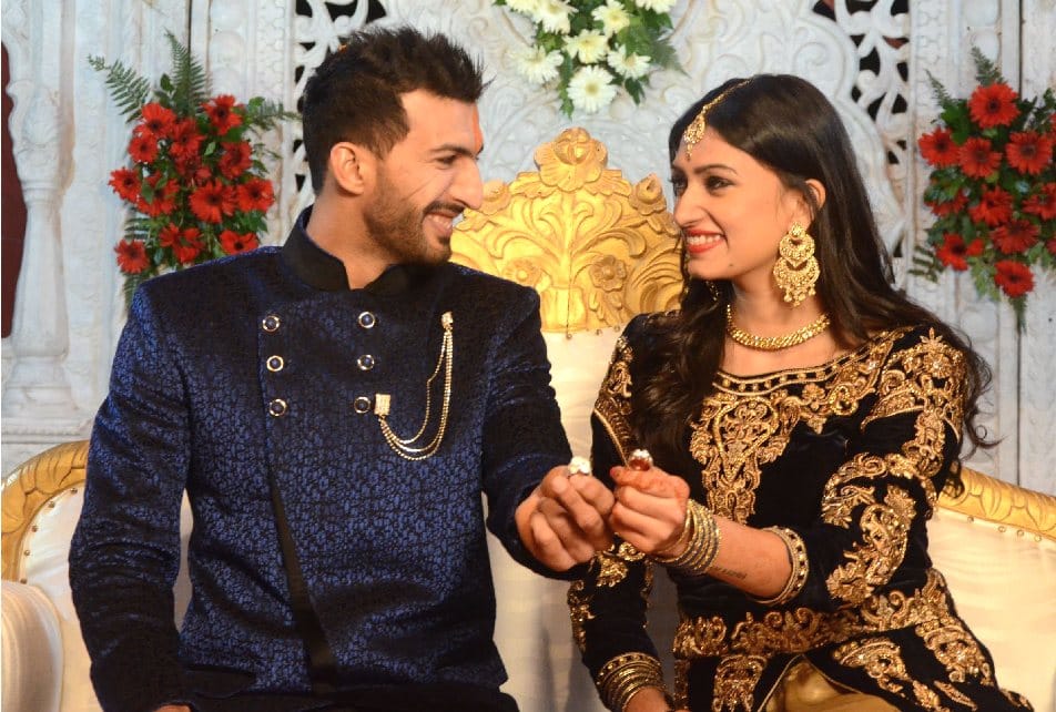 Indian Cricket Team Allrounder Engagement with Himachali Girl.