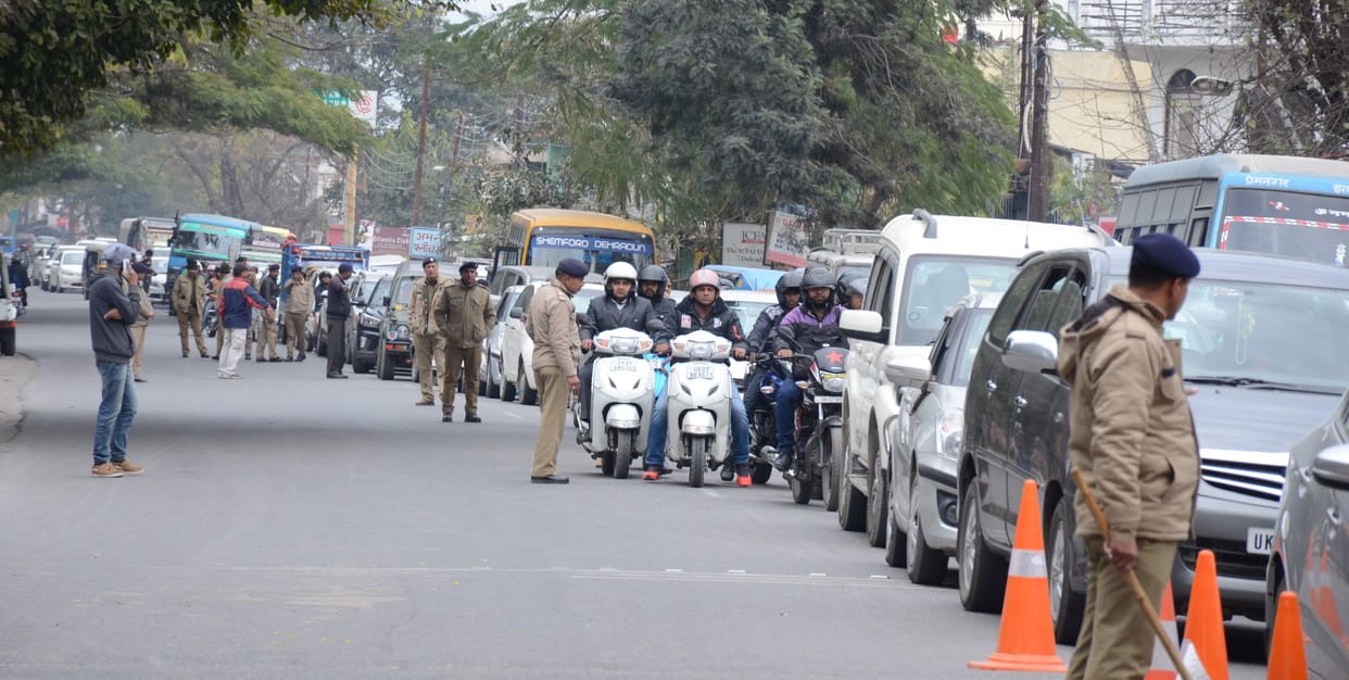 IMA parade rehearsal route will be diverted for one hour Dehradun uttarakhand news in hindi