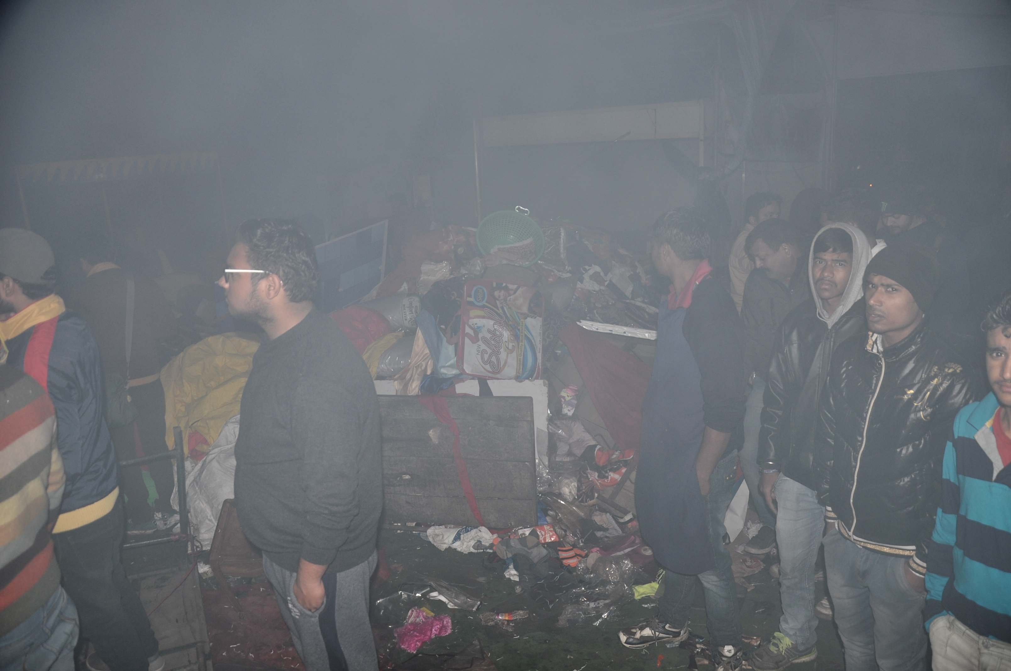 fire breaks down in jammu trade fair