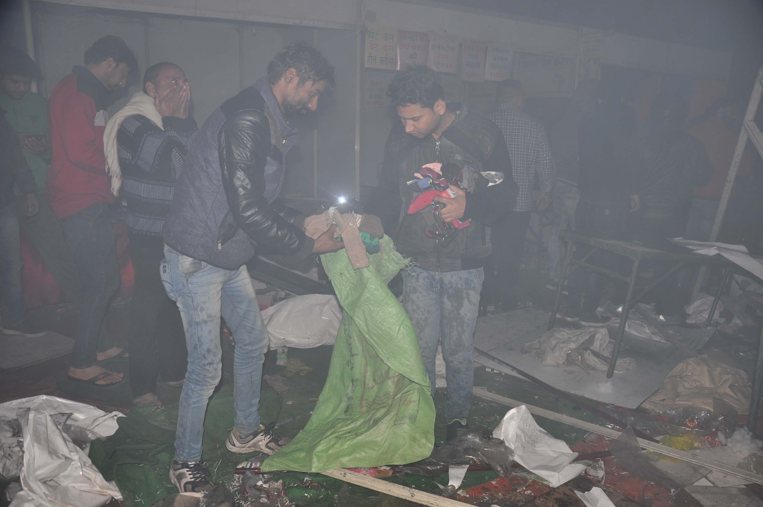 fire breaks down in jammu trade fair