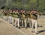 rehearsal of republic day parade in chamba