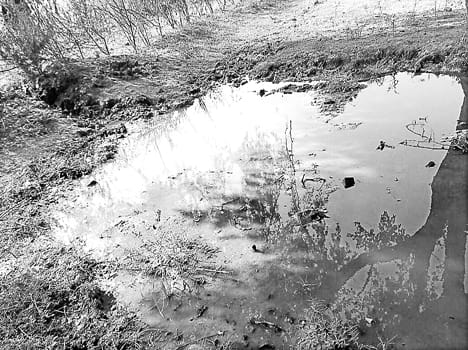 Leakage of contaminated water supply in five villages