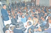 meeting, businessmen, randeep surjewala, meet, kaithal