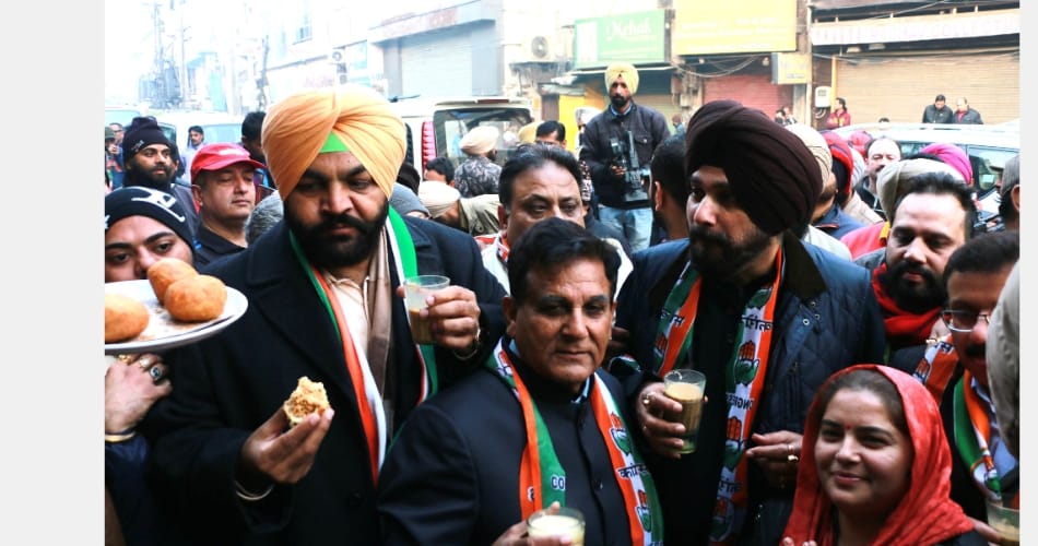 Congress leader Navjot singh sidhu's 'Chaye pr Charcha'