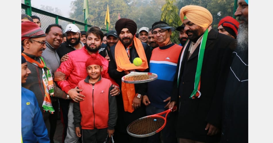 Congress leader Navjot singh sidhu's 'Chaye pr Charcha'