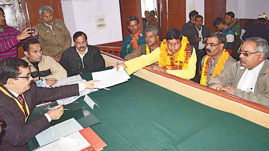 nomination of bjp candidate