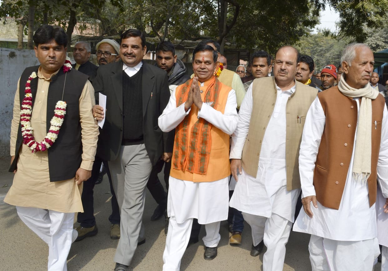 SK Sharma and four others filed their nomination