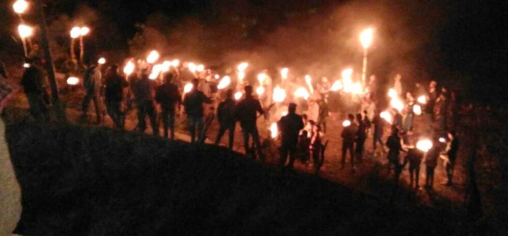 people walk on fire in Kullu Himachal Pradesh