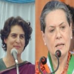 प्रियंका वाड्रा व कांग्रेस अध्यक्ष सोनिया गांधी