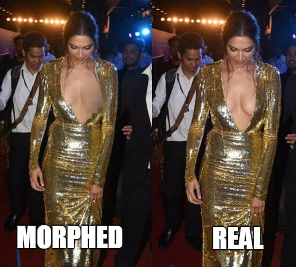 morphed picture of Deepika Padukone’s wardrobe malfunction is going viral 