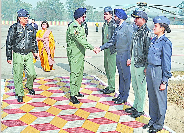 BS Dnoa Airchif Marshall arrived Saharanpur